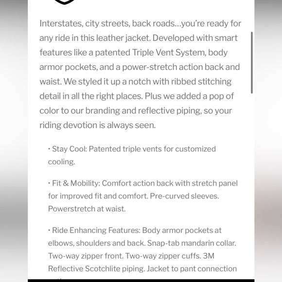 BRAND NEW Harley-Davidson Women’s I-94 Leather Jacket Black Size XL - Picture 9 of 10